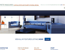 Tablet Screenshot of maguire-realty.com